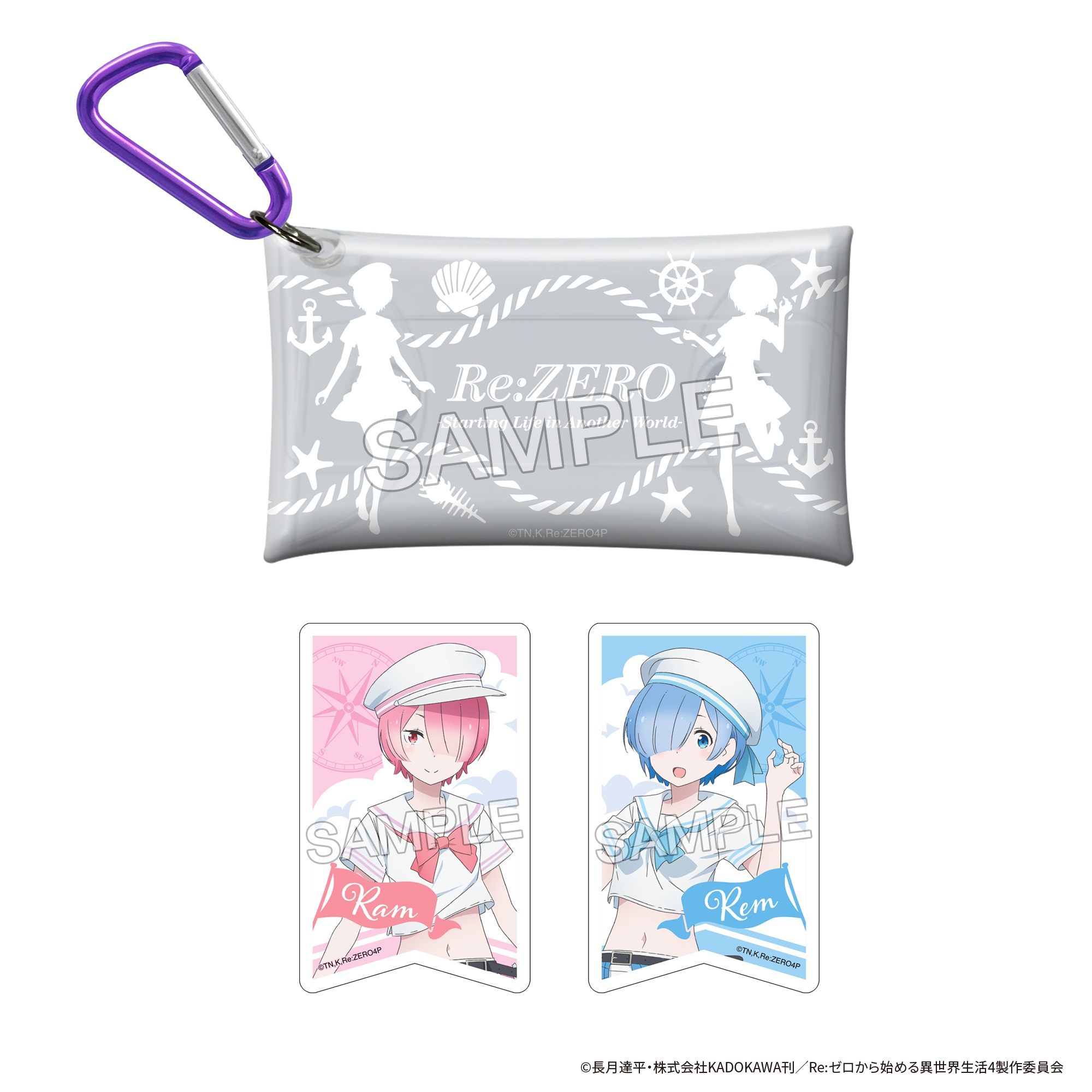 "Re:Zero kara Hajimeru Isekai Seikatsu" Multi Case with Sticker Marine Ver. Ram & Rem