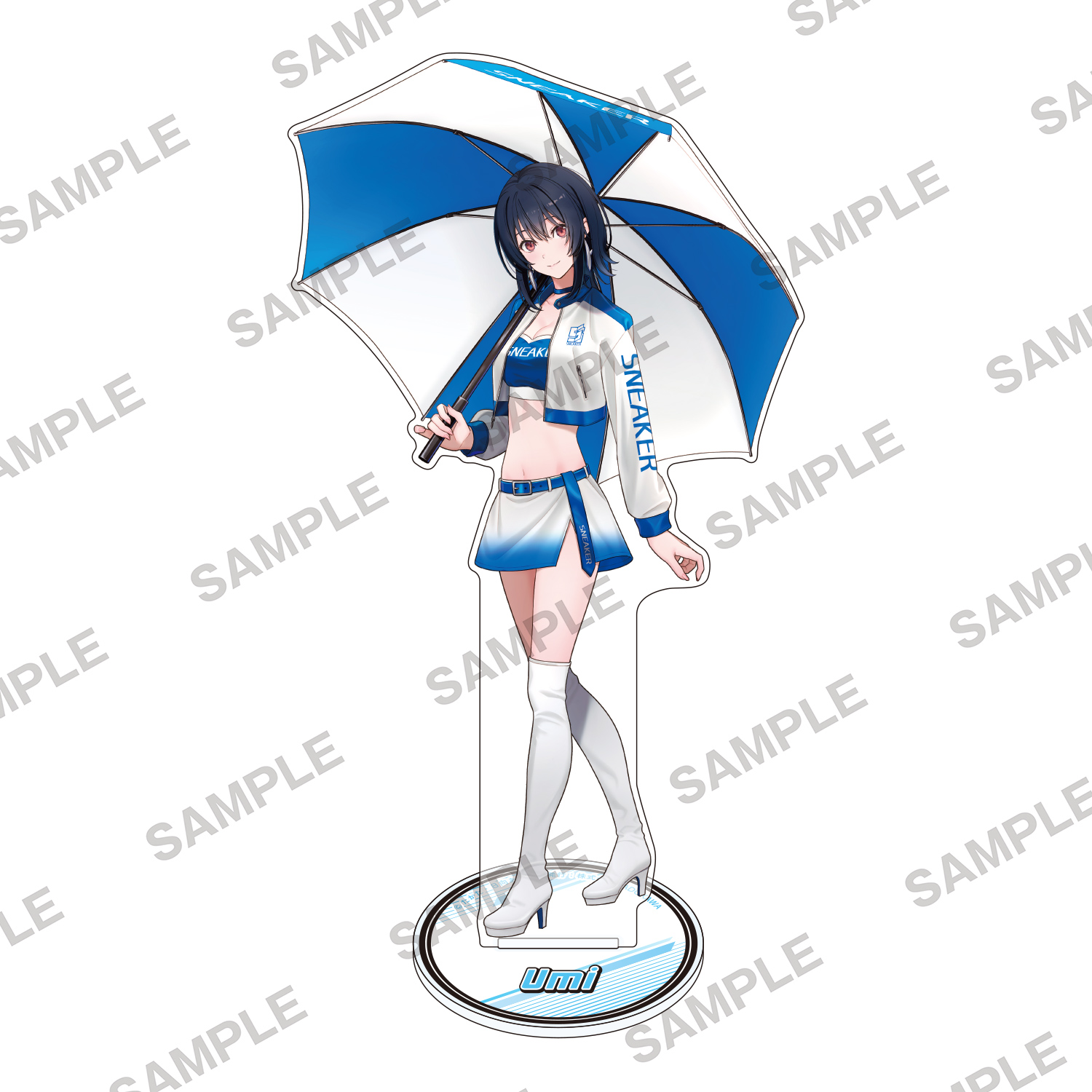 "I Made Friends with the Second Prettiest Girl in My Class" Acrylic Stand Asanagi Umi Race Queen Ver.