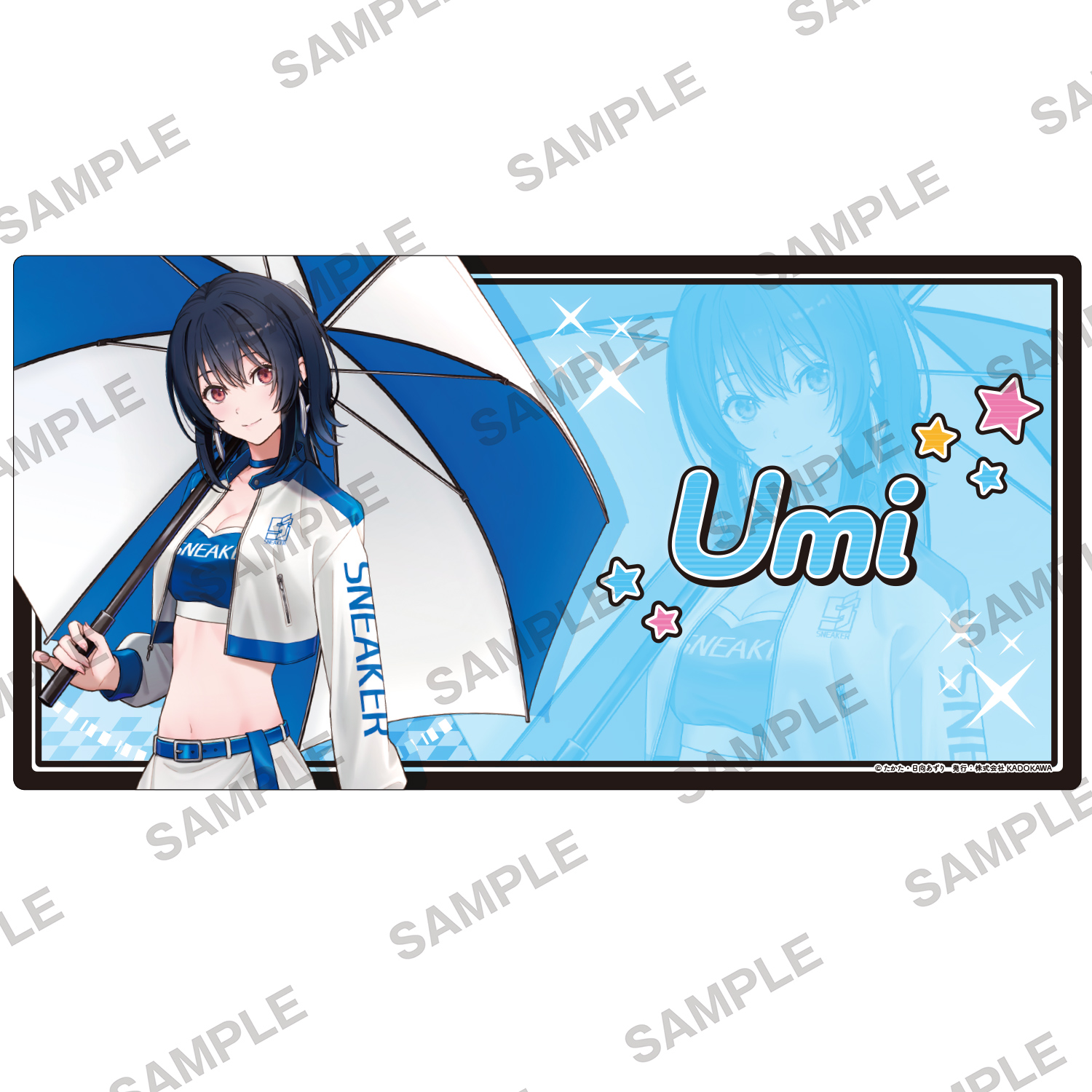 "I Made Friends with the Second Prettiest Girl in My Class" Desk Mat Asanagi Umi Race Queen Ver.
