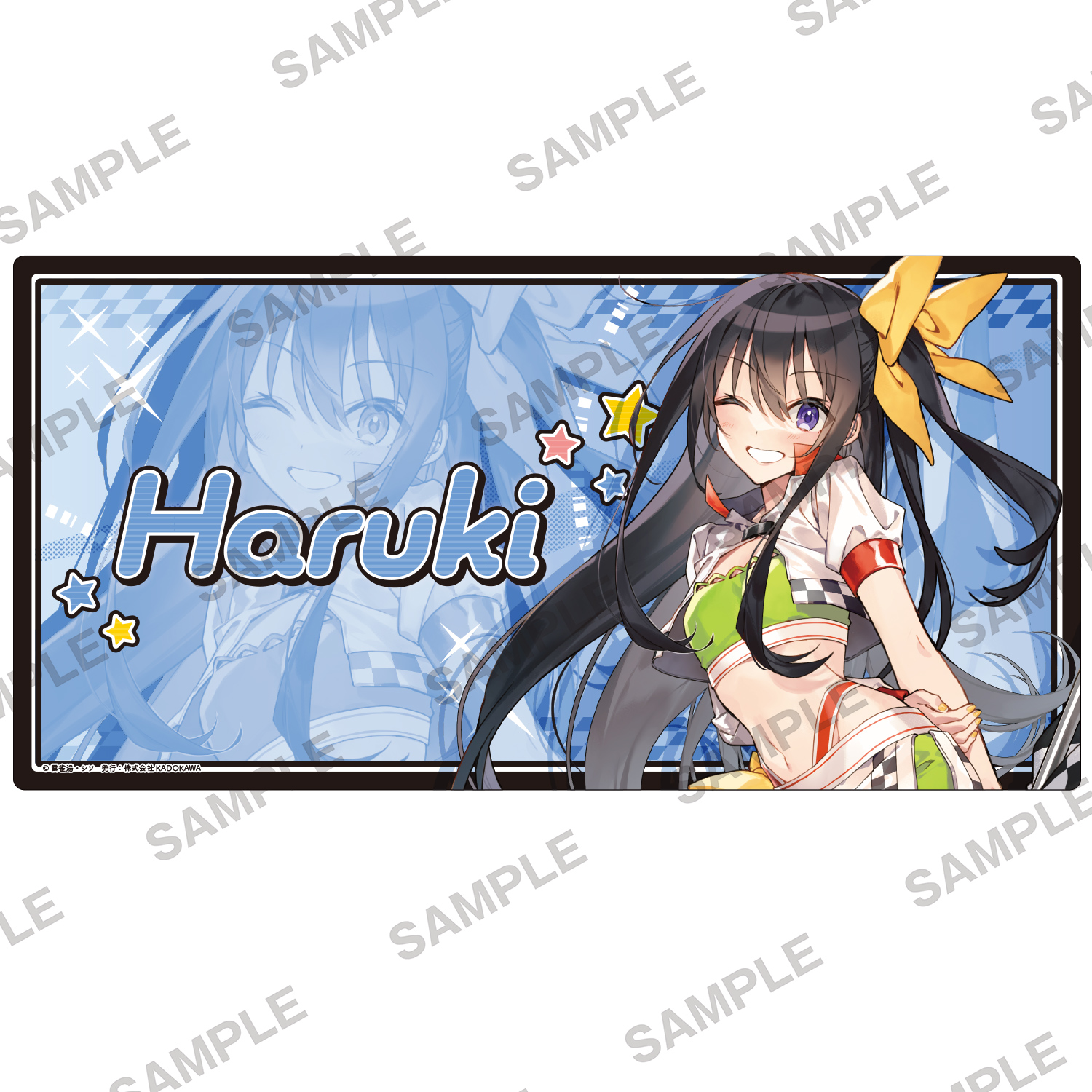 "Oh Boy, Was I Wrong About Her" Desk Mat Nikaido Haruki Race Queen Ver.