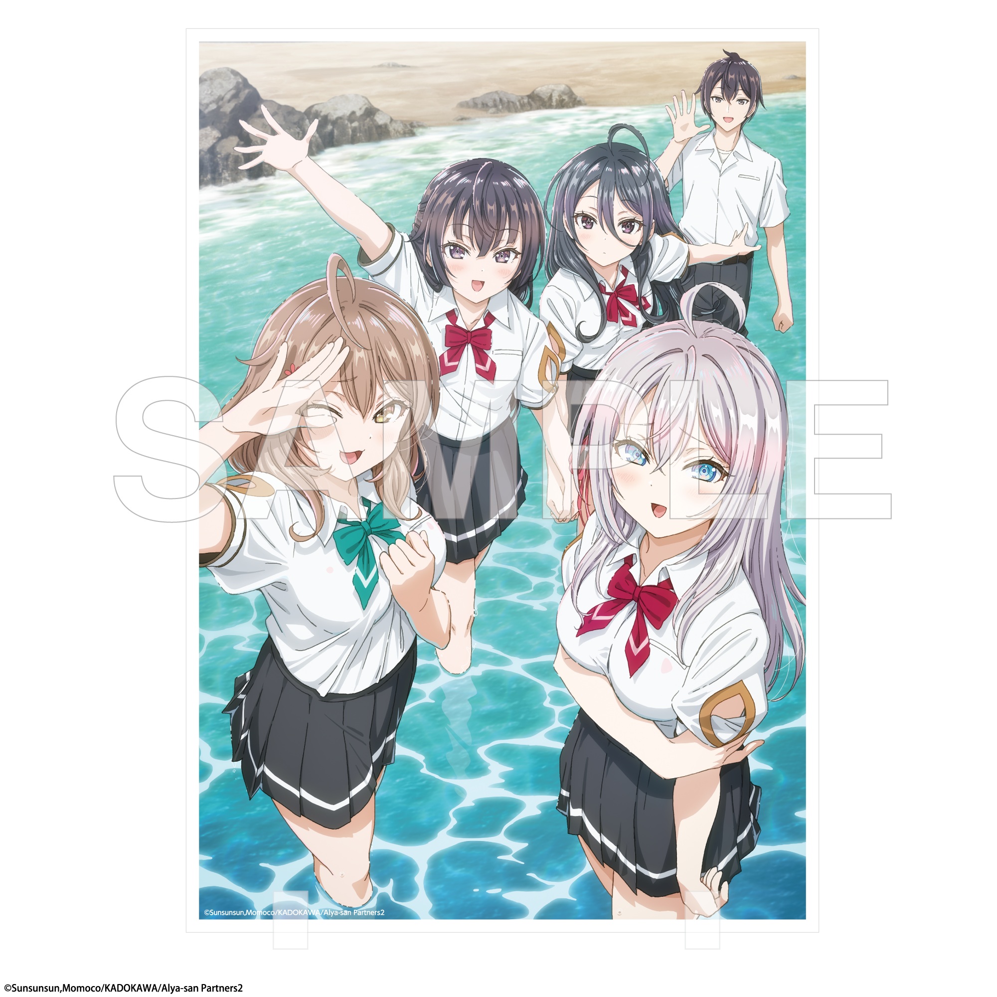 "Alya Sometimes Hides Her Feelings in Russian" Acrylic Illustration Panel Season 2 Main Visual