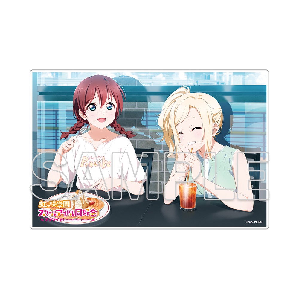 "Love Live! Nijigasaki High School Idol Club" Mini Acrylic Plate Ai & Emma