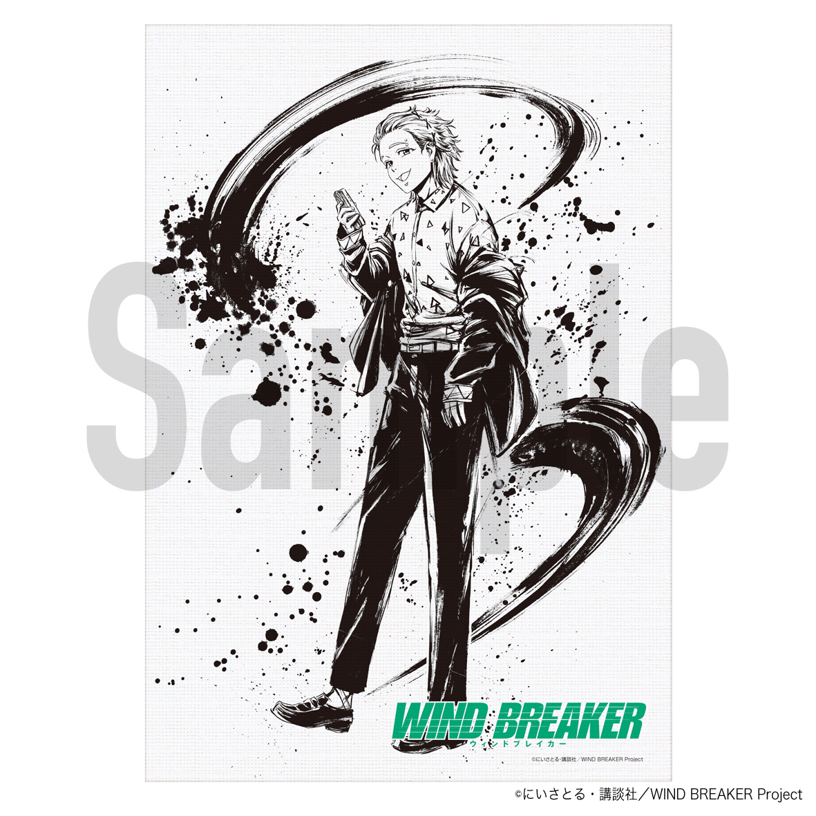 [Pre-order] "Wind Breaker" Canvas Board Kiryu