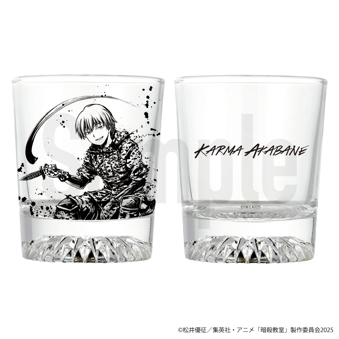 "Assassination Classroom" Sumie Rocks Glass Akabane Karma