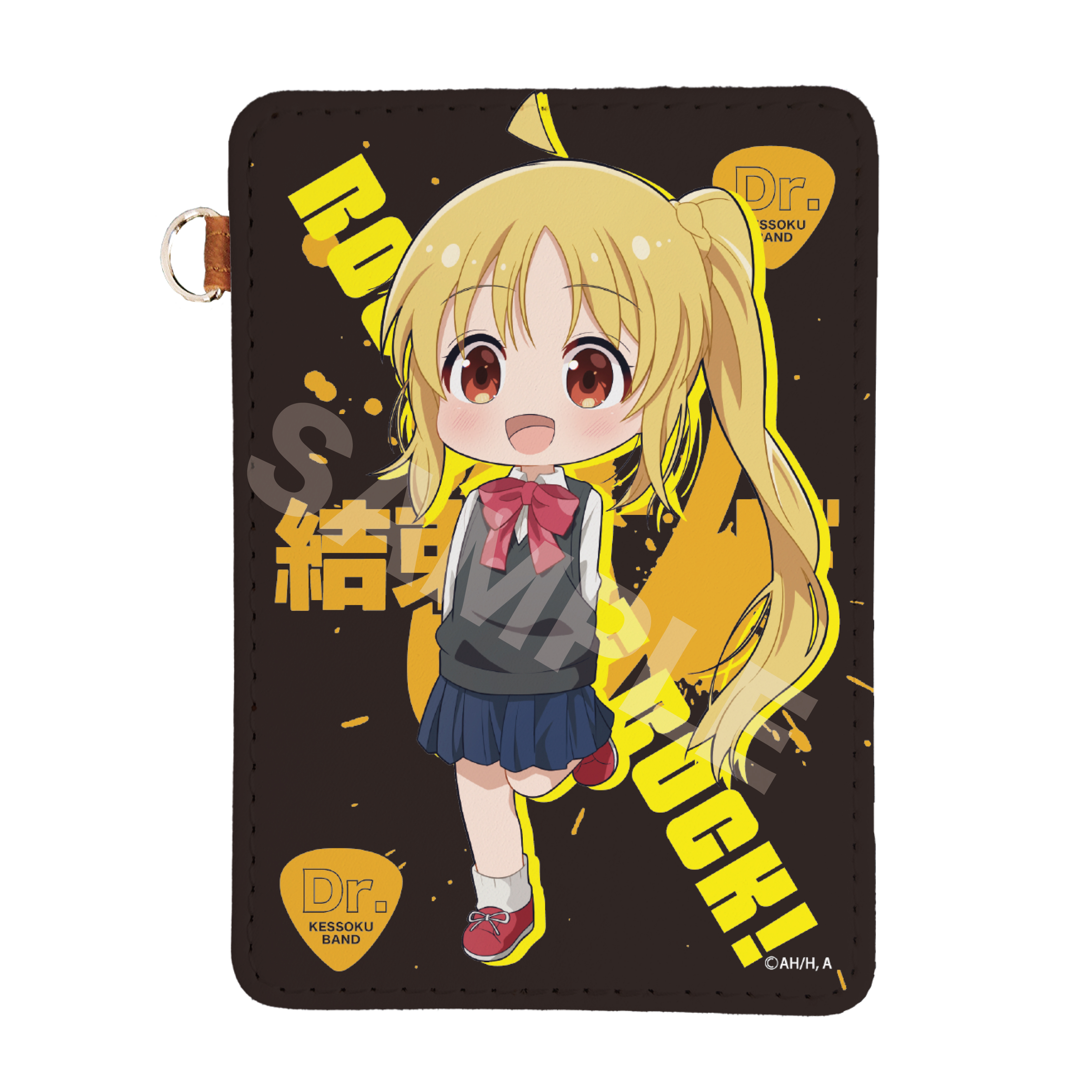 "Bocchi the Rock!" Leather Pass Case 02 Ijichi Nijika