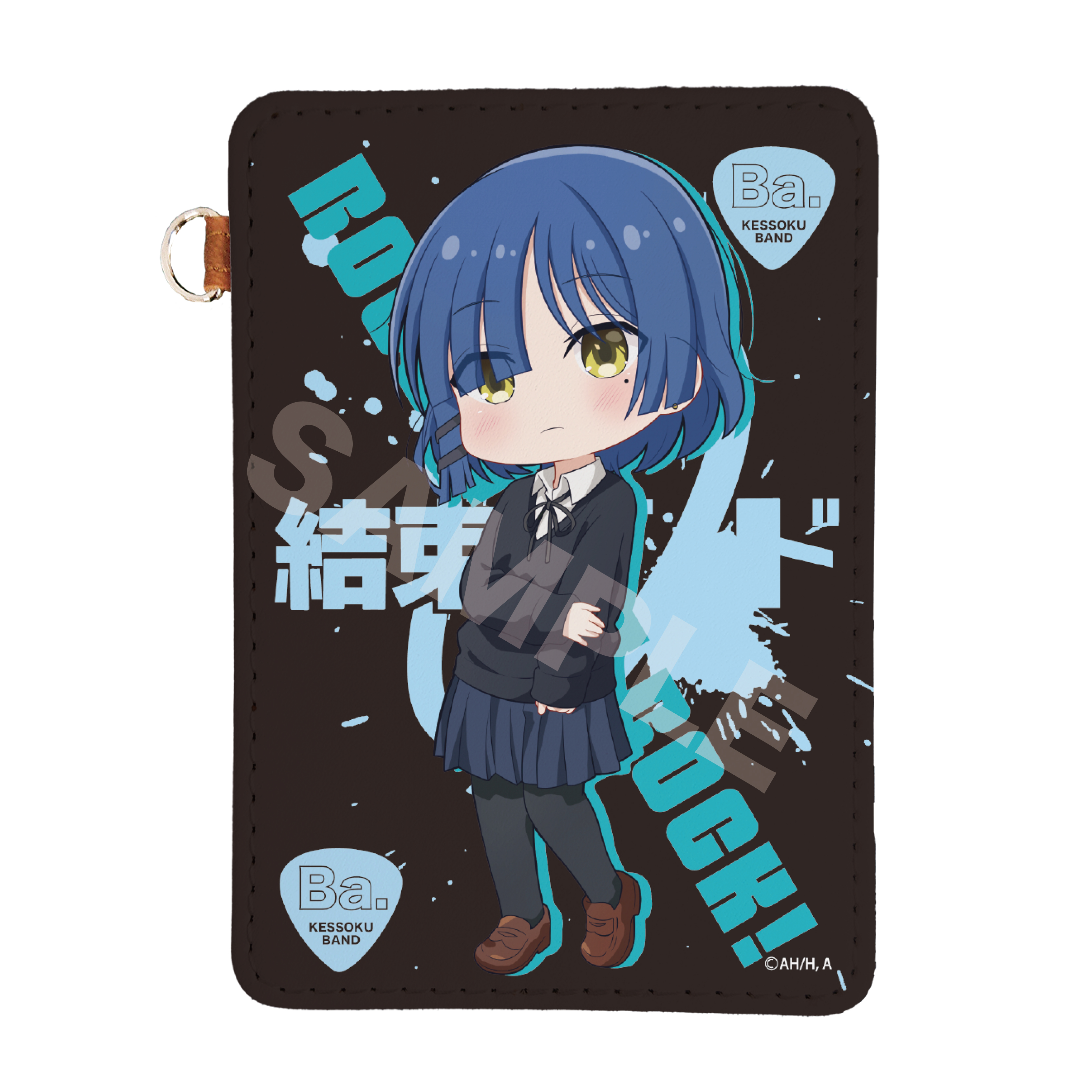 "Bocchi the Rock!" Leather Pass Case 03 Yamada Ryo