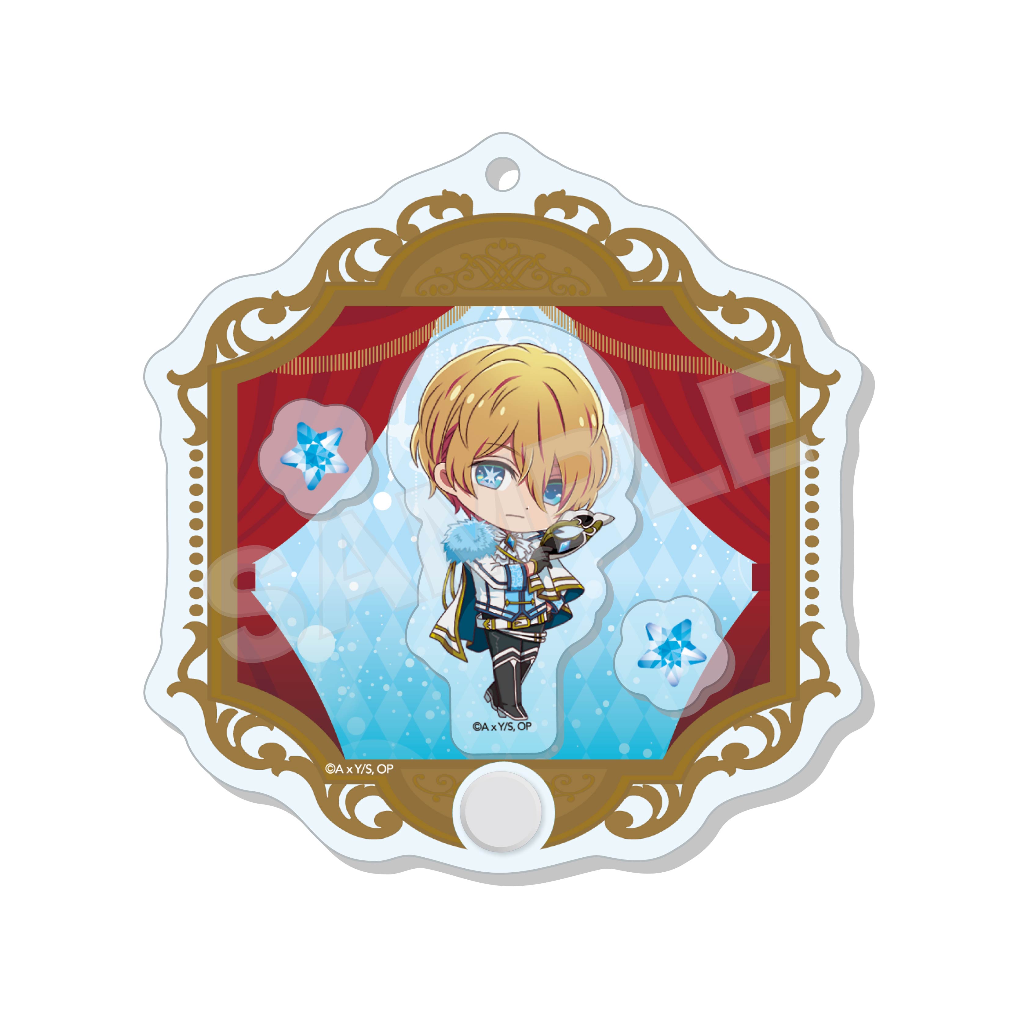 "Oshi no Ko" Shakashaka Acrylic Key Chain 08 Aqua (Masquerade Ver.)