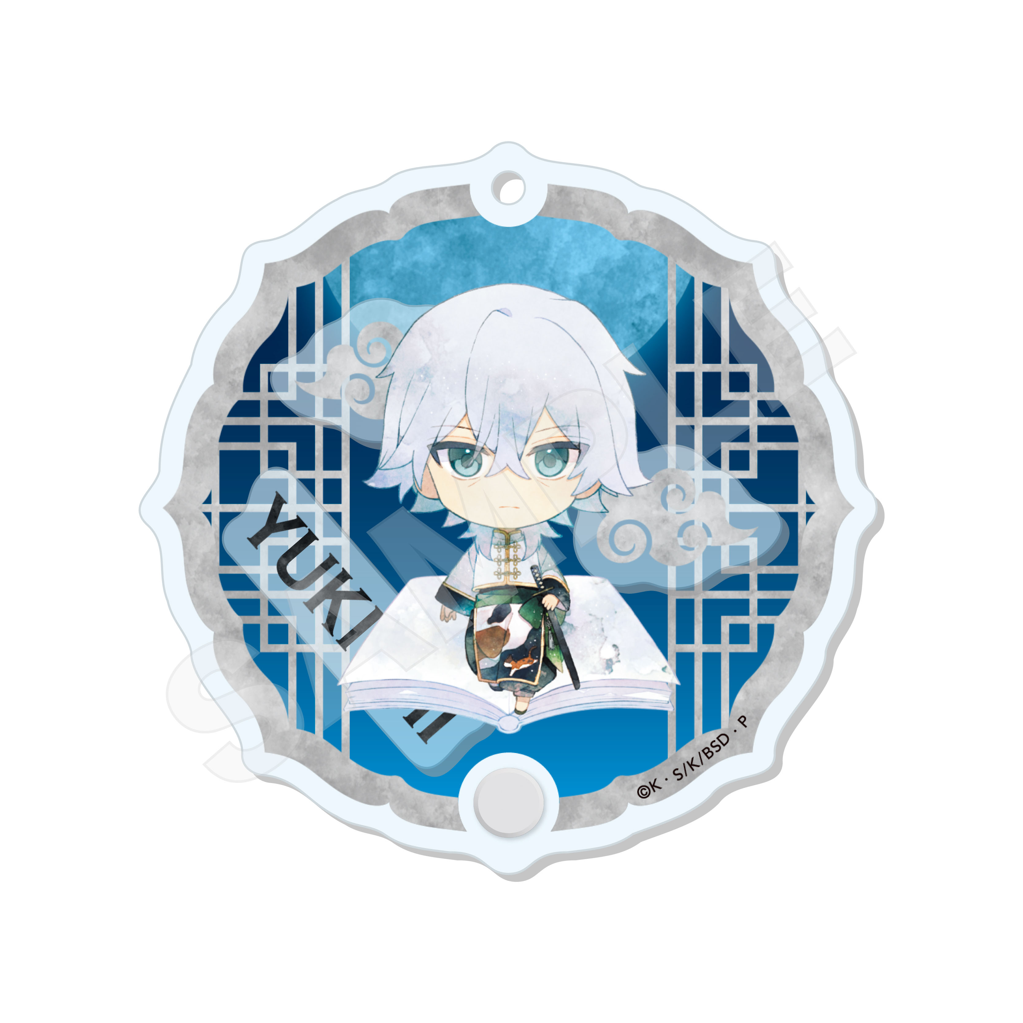 "Bungo Stray Dogs" Shakashaka Acrylic Key Chain 06 Fukuzawa Yukichi (Chinese Outfit Ver.)