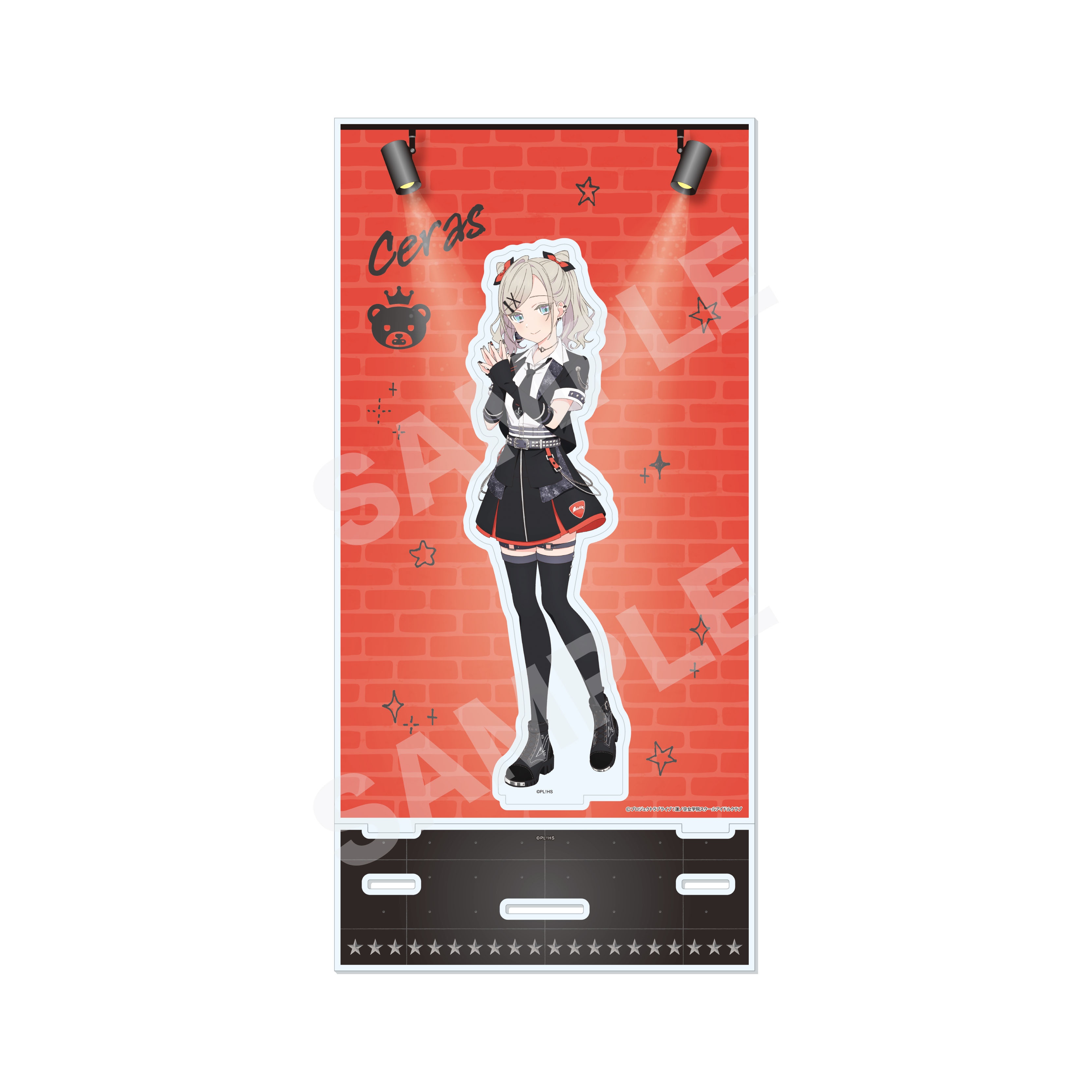 "Love Live! Hasu no Sora Jogakuin School Idol Club" Acrylic Stand with Background G Ceras Yanagida Lilienfeld