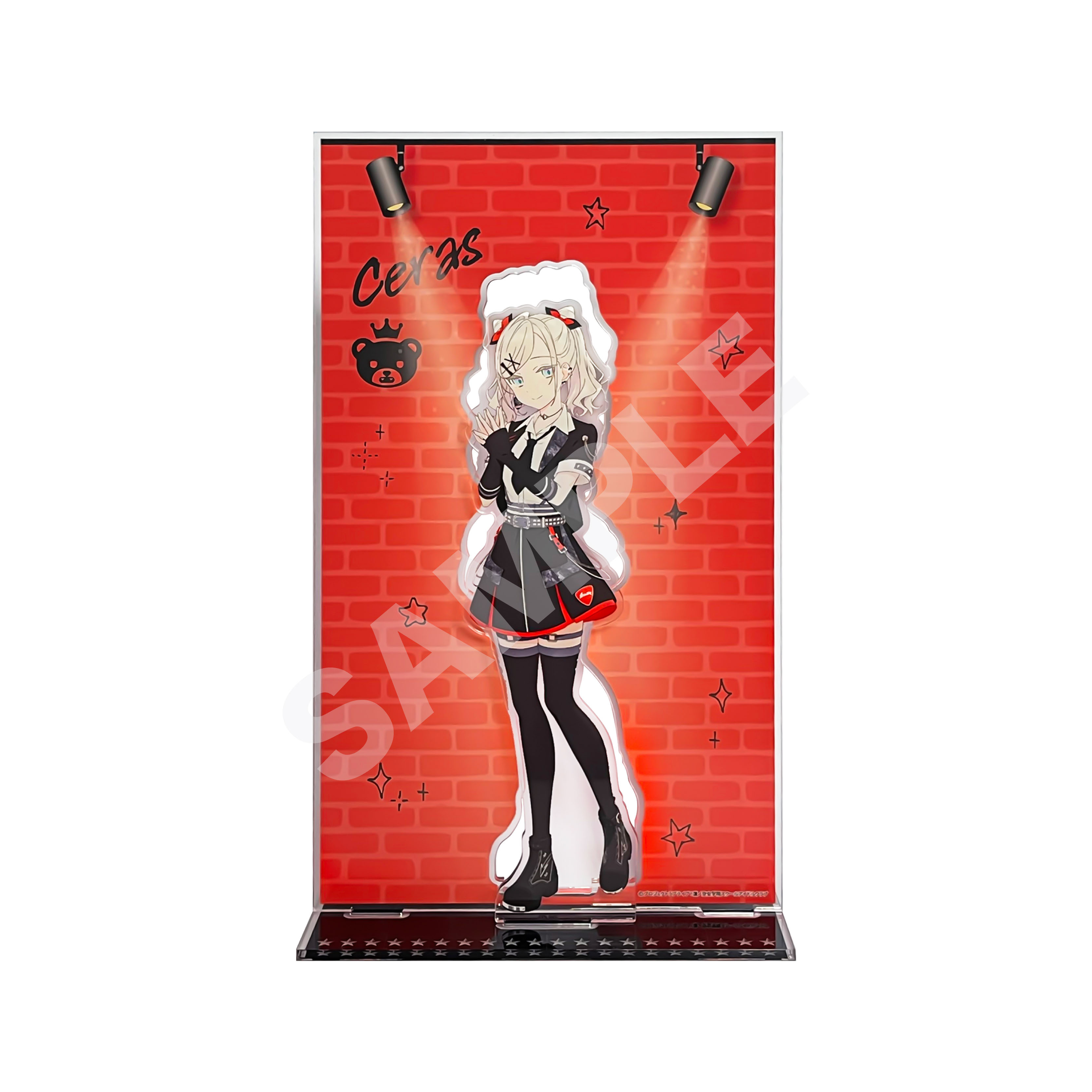 "Love Live! Hasu no Sora Jogakuin School Idol Club" Acrylic Stand with Background G Ceras Yanagida Lilienfeld