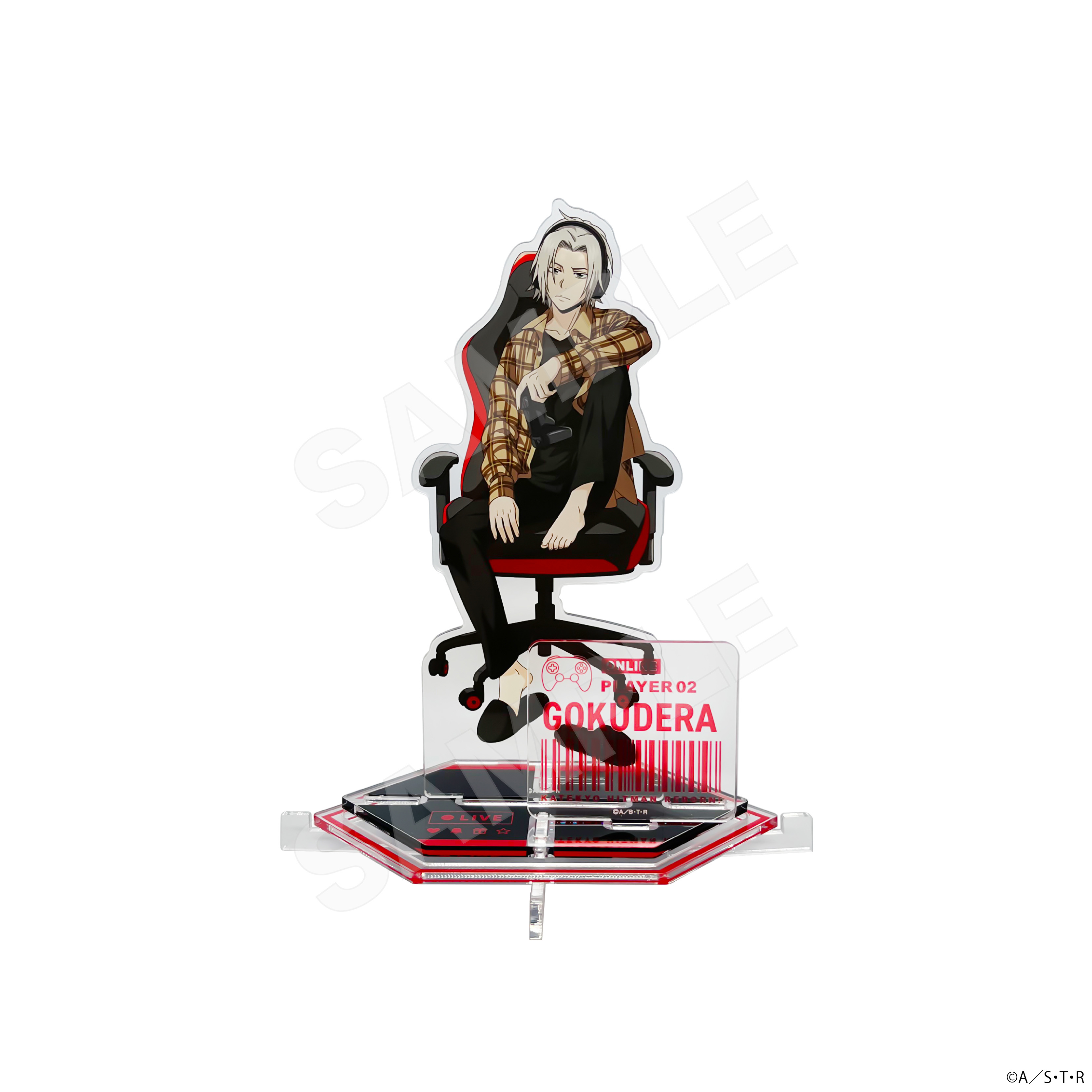 "Reborn!" Acrylic Stand (L) 02 Gokudera Hayato