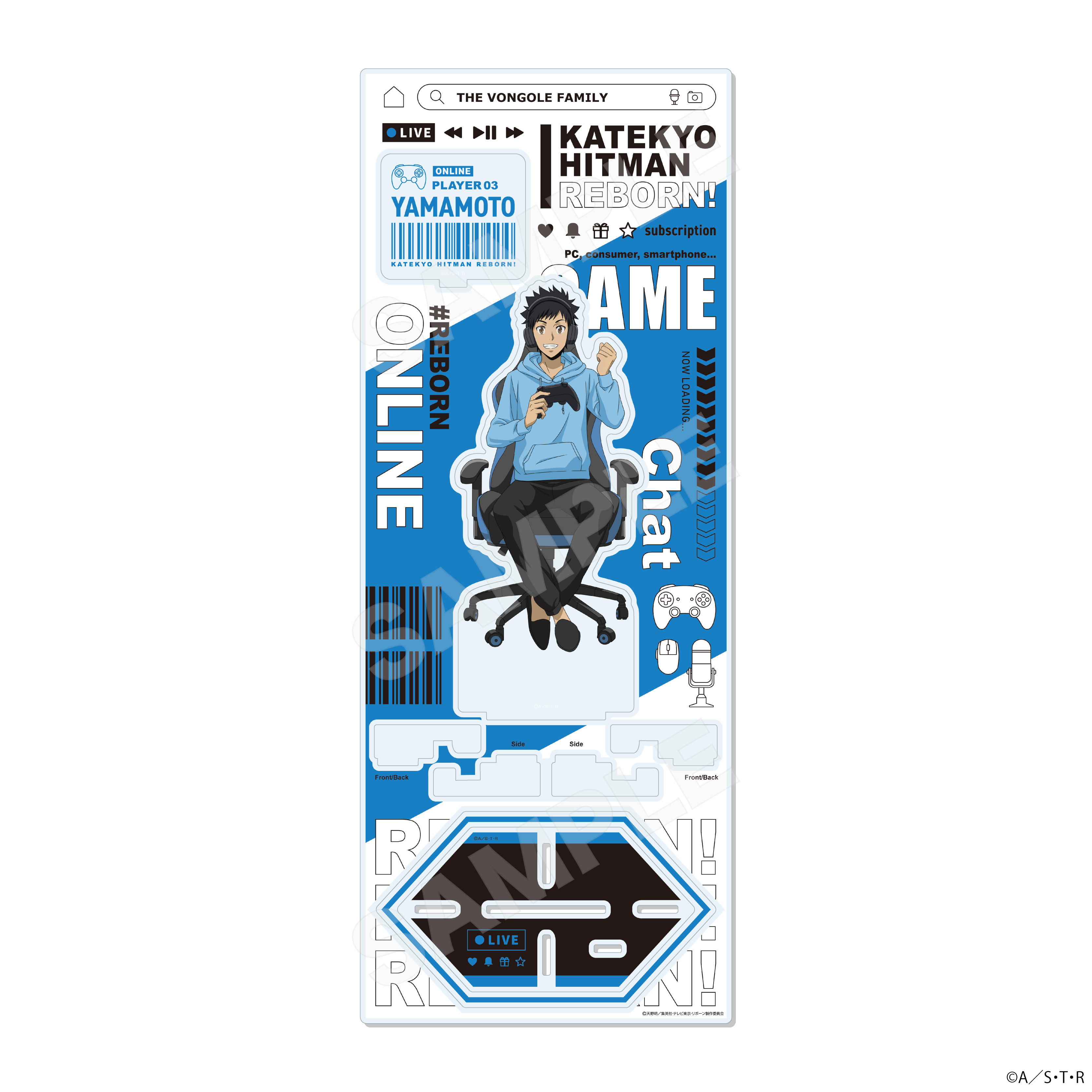 "Reborn!" Acrylic Stand (L) 03 Yamamoto Takeshi