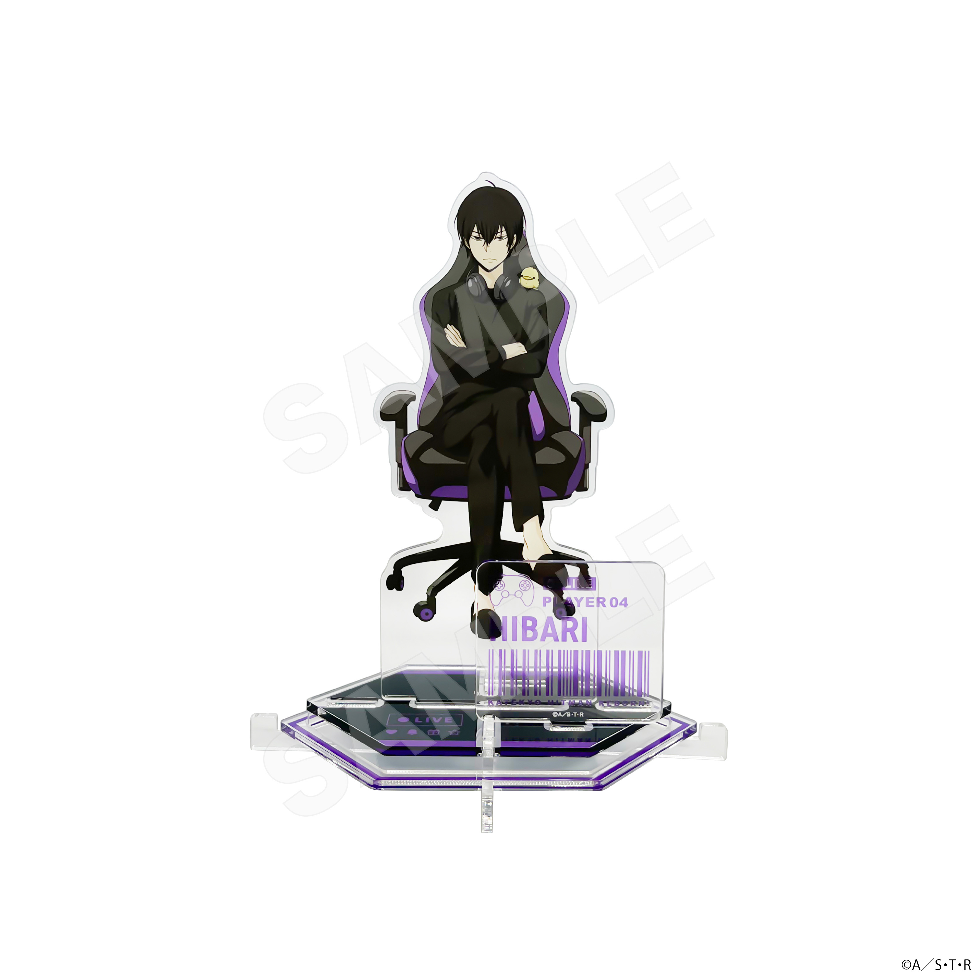 "Reborn!" Acrylic Stand (L) 04 Hibari Kyoya
