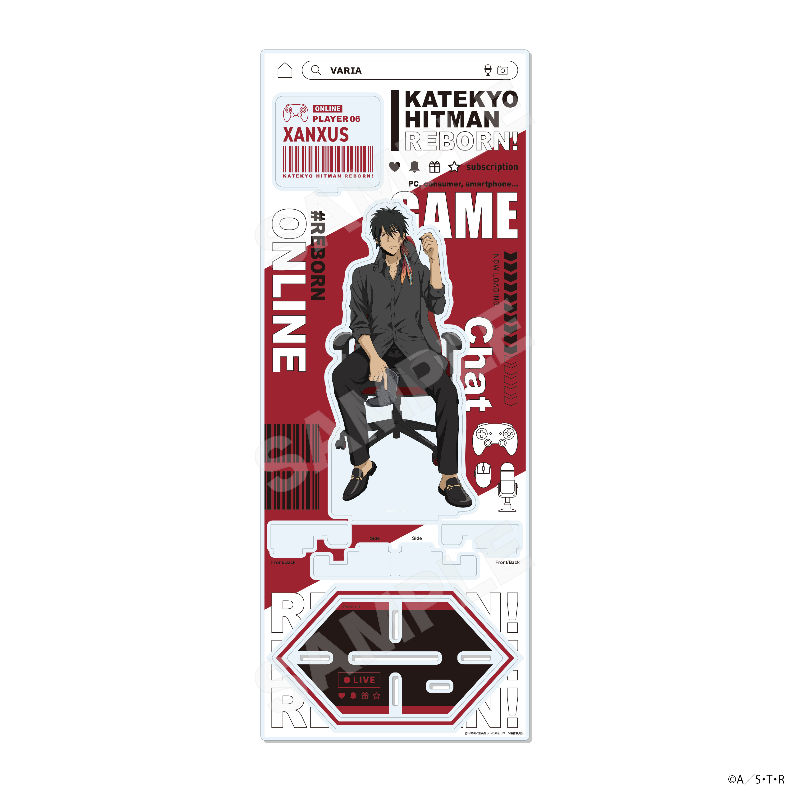 "Reborn!" Acrylic Stand (L) 06 XANXUS
