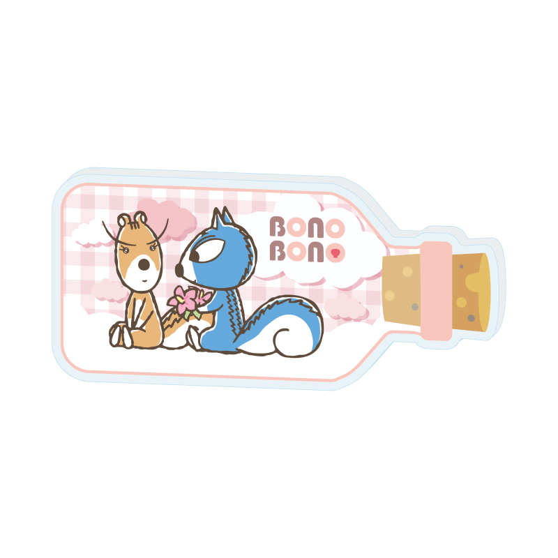 Collection Bottle "Bonobono" 02 Dai Nee-chan & Pippo-san (Official Illustration)