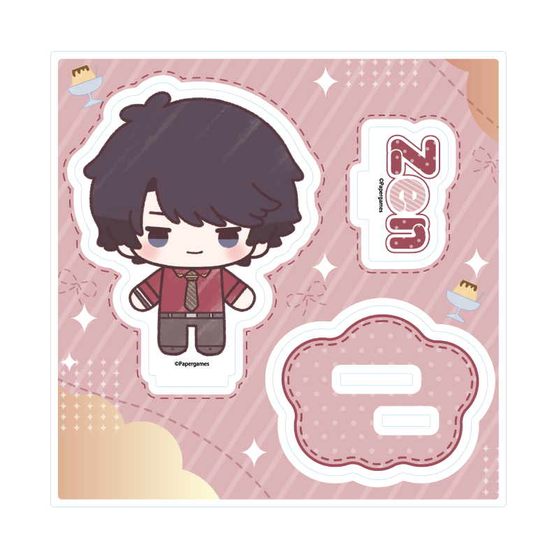 Acrylic Stand Plate "Mr Love: Queen's Choice" 08 Victor (Zen) (Graff Art Illustration)