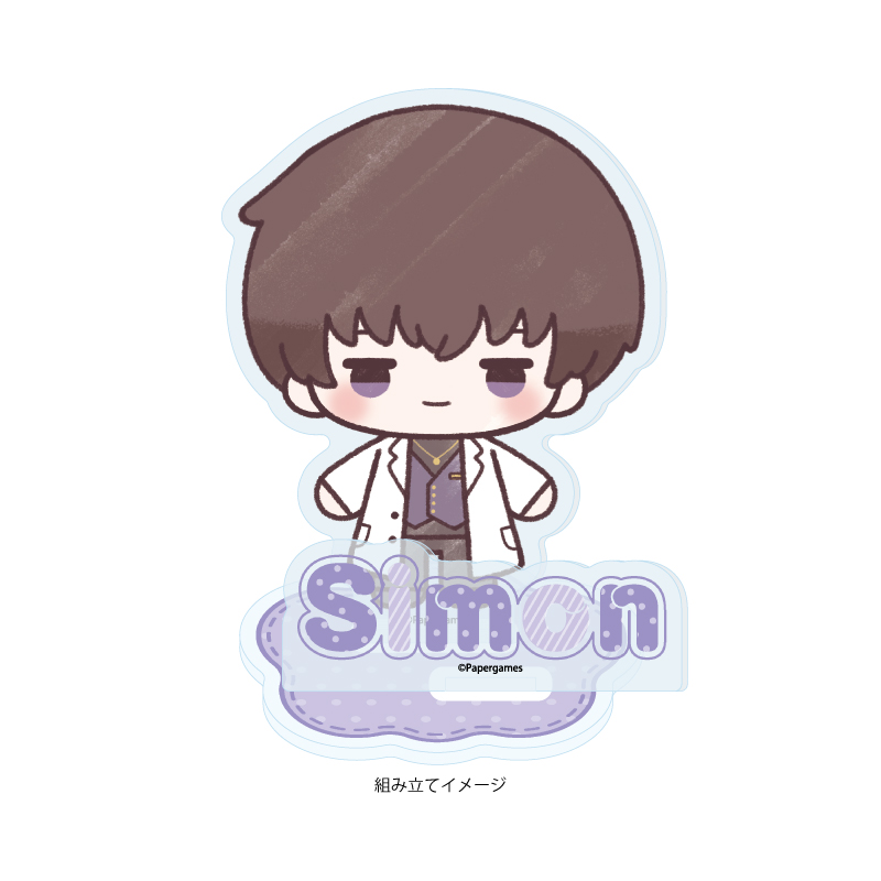 Acrylic Stand Plate "Mr Love: Queen's Choice" 09 Lucien (Simon) (Graff Art Illustration)