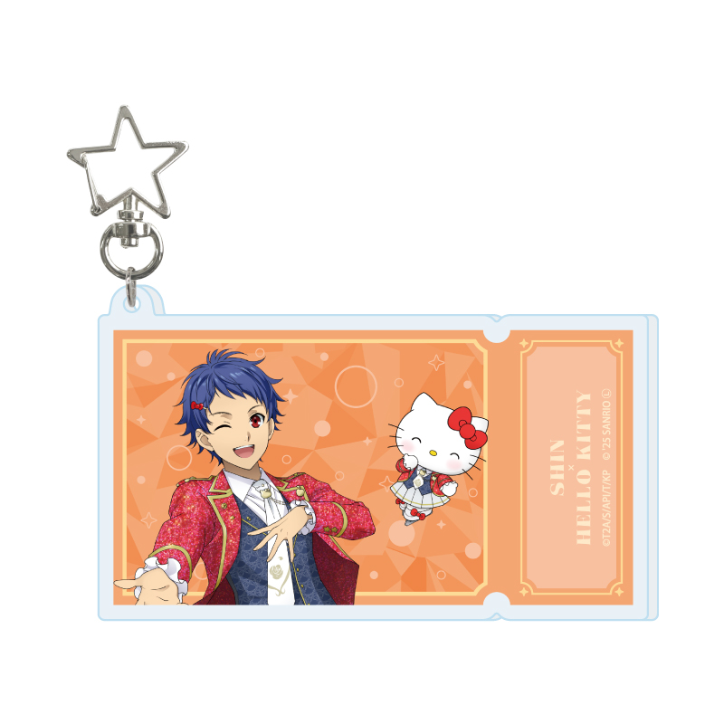 Deka Acrylic Key Chain "KING OF PRISM -Your Endless Call-" x Sanrio Characters 01 A (Collaboration Illustration)