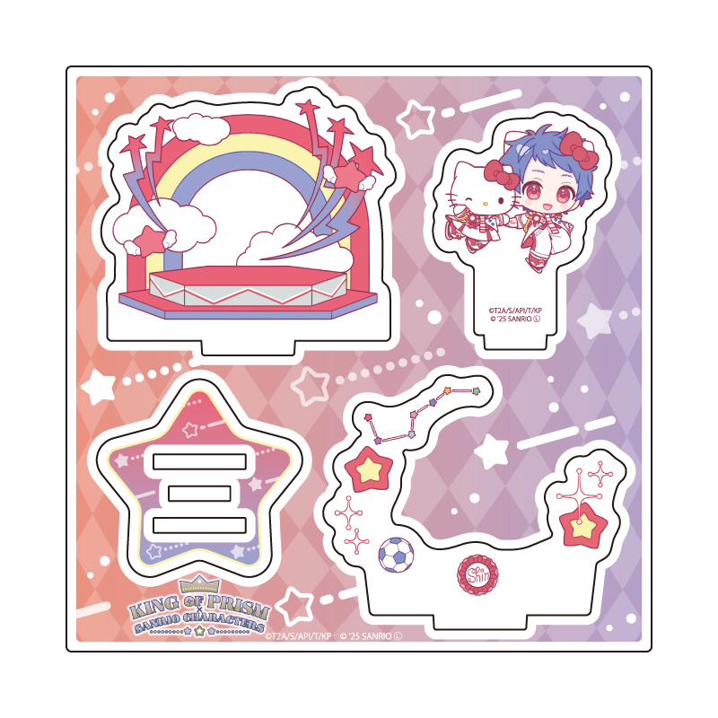 Acrylic Stand Plate "KING OF PRISM -Your Endless Call-" x Sanrio Characters 01 A (Collaboration Illustration)