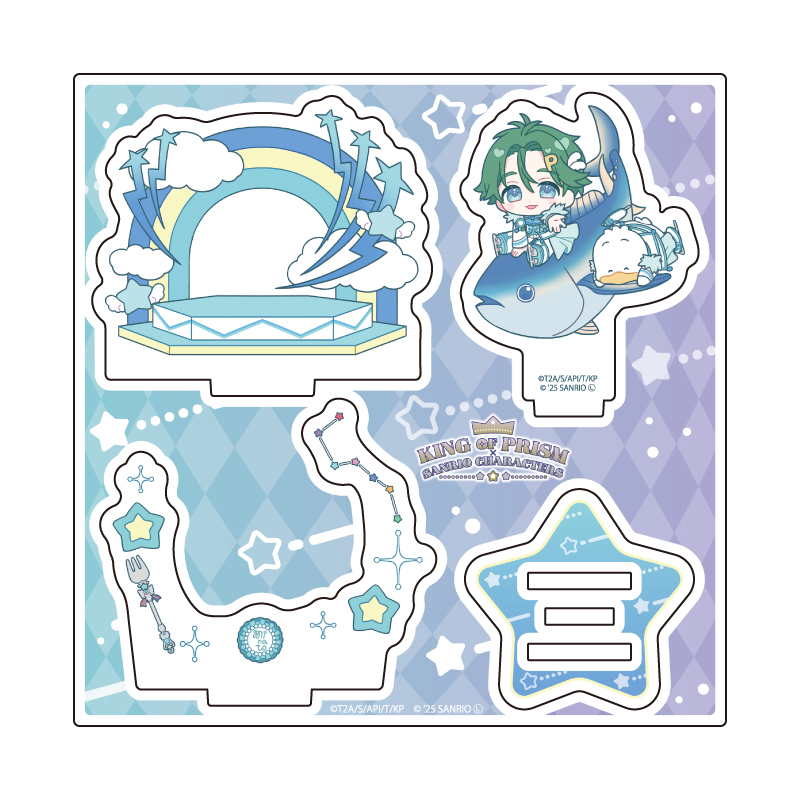 Acrylic Stand Plate "KING OF PRISM -Your Endless Call-" x Sanrio Characters 05 E (Collaboration Illustration)
