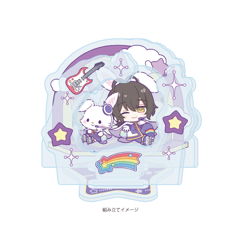 Acrylic Stand Plate "KING OF PRISM -Your Endless Call-" x Sanrio Characters 08 H (Collaboration Illustration)