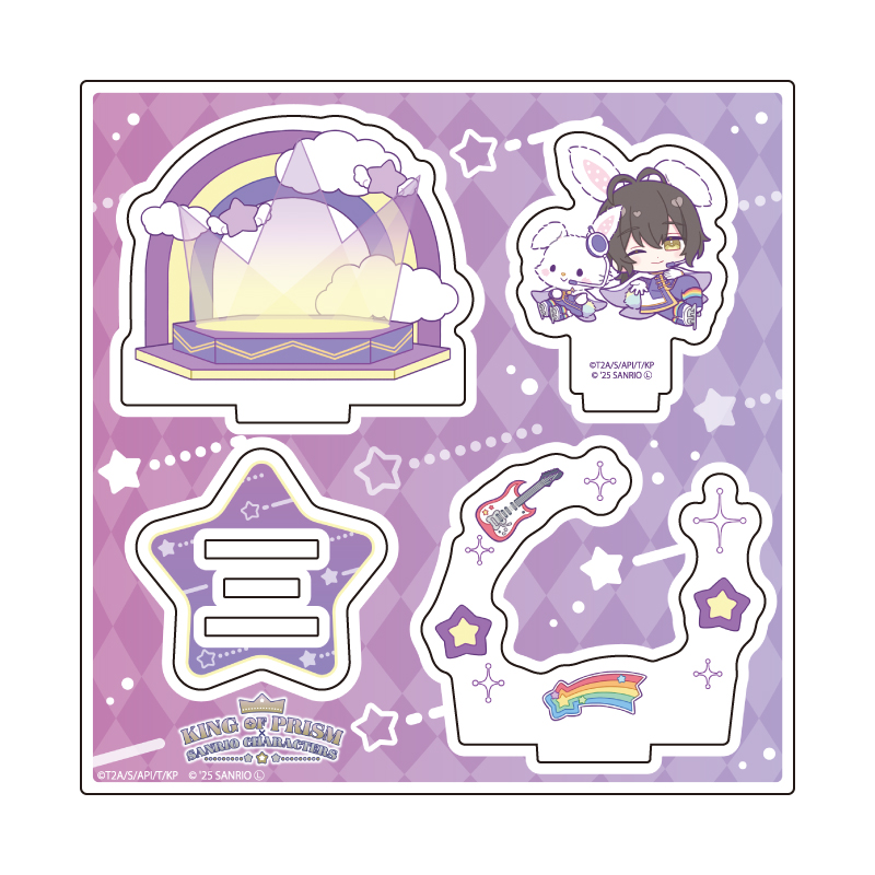 Acrylic Stand Plate "KING OF PRISM -Your Endless Call-" x Sanrio Characters 08 H (Collaboration Illustration)
