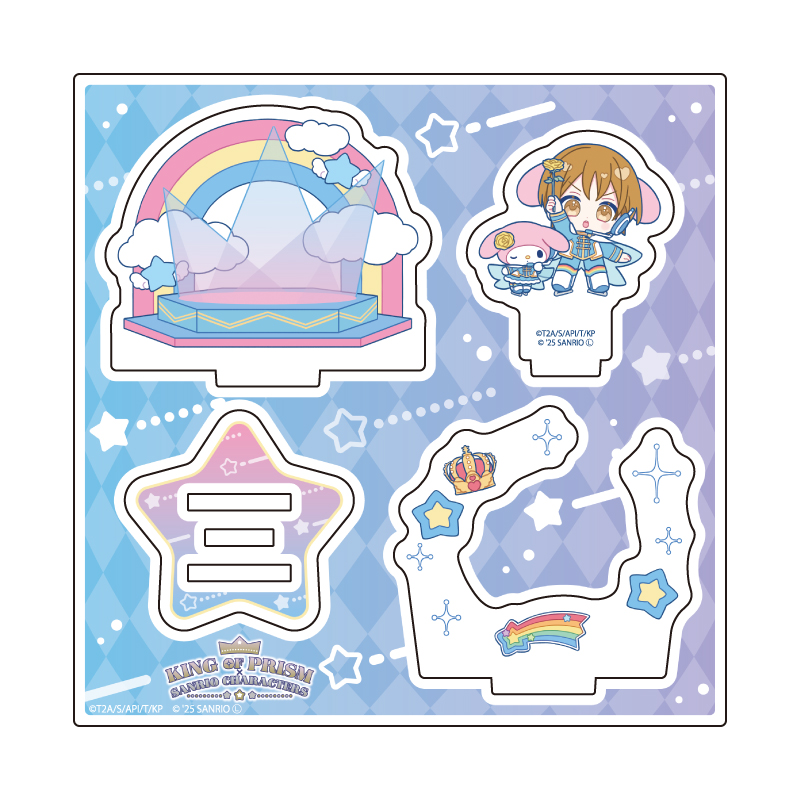 Acrylic Stand Plate "KING OF PRISM -Your Endless Call-" x Sanrio Characters 09 I (Collaboration Illustration)