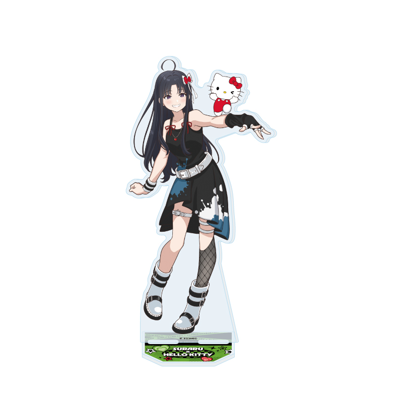 Big Acrylic Stand "Girls Band Cry" x Sanrio Characters 03 Awa Subaru x Hello Kitty (Collaboration Illustration)