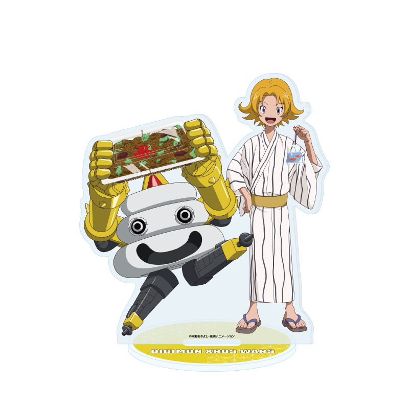 Acrylic Stand "Digimon Xros Wars" 03 Amano Yuu & Damemon (Original Illustration)