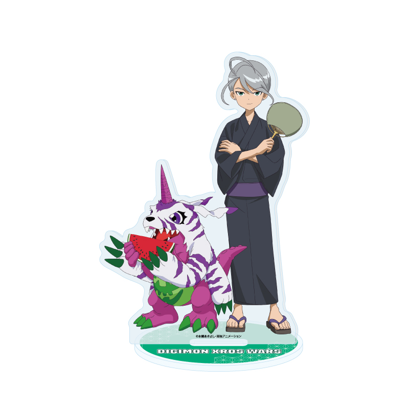 Acrylic Stand "Digimon Xros Wars" 04 Mogami Ryoma & Psychemon (Original Illustration)