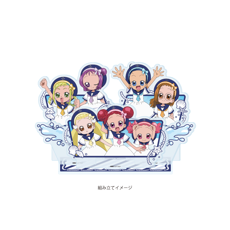 Premium Acrylic Diorama Plate "Ojamajo Doremi Dokkaan!" 20 Group Design Marine Ver. (Original Illustration)