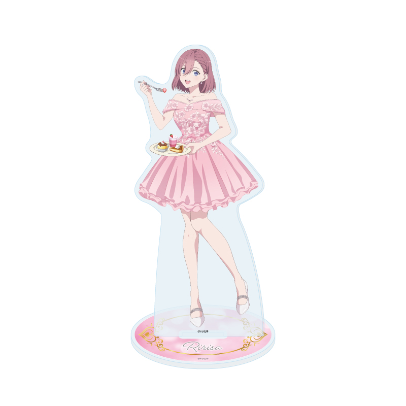 Acrylic Stand "2.5 Dimensional Seduction" 05 Amano Ririsa Dress Ver. (Original Illustration)