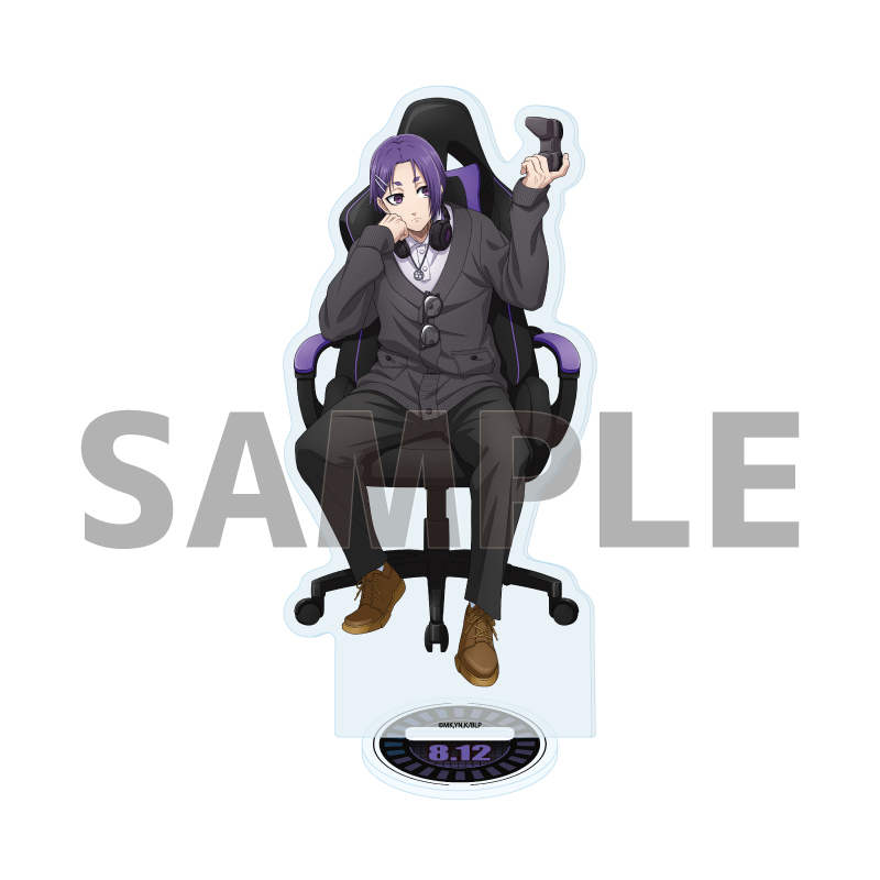 Acrylic Stand "Blue Lock" 50 Mikage Reo Game Commentary Ver. (Original Illustration)
