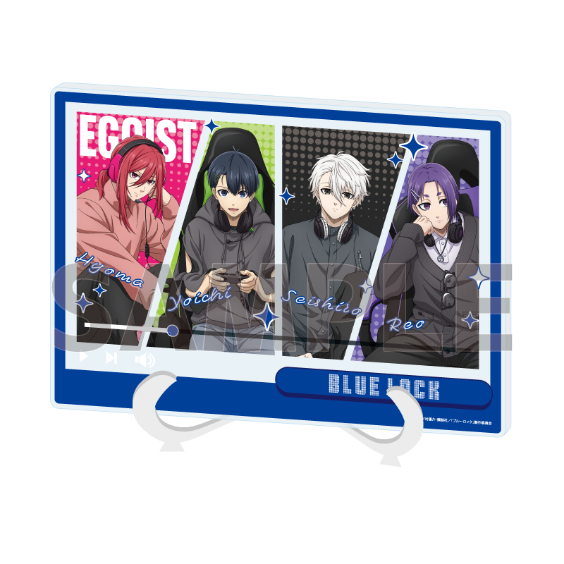 Acrylic Art Board A5 Size "Blue Lock" 03 Panel Layout Design A Game Commentary Ver. (Original Illustration)