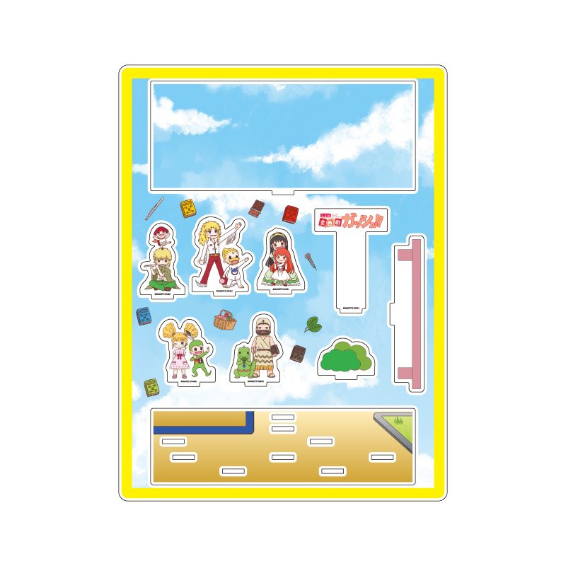 Acrylic Diorama "Zatch Bell! Perfect Edition" 02 Group Design B (Graff Art Illustration)