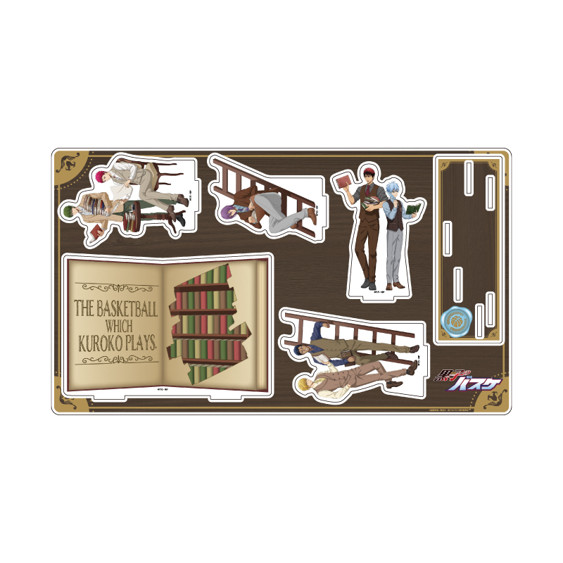 Premium Acrylic Diorama Plate "Kuroko's Basketball" 05 Antique Suit Ver. Group Design (Original Illustration)