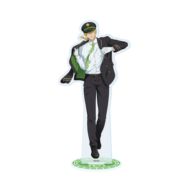 Big Acrylic Stand "Oblivion Battery" 03 Todo Aoi Station Staff Style Ver. (Original Illustration)