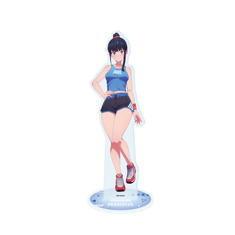 Big Acrylic Stand "GRIDMAN UNIVERSE" 01 Takarada Rikka Sportswear Ver. (Original Illustration)