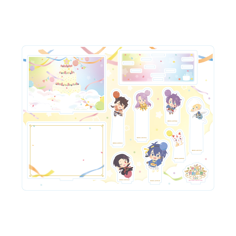 Acrylic Diorama "Touken Ranbu -ONLINE-" Wanpaku! Touken Ranbu 03 Group