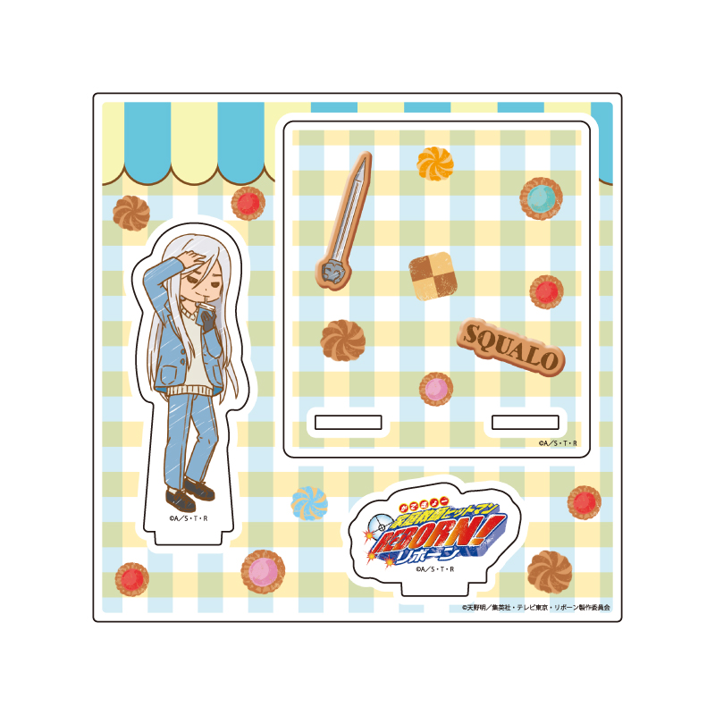 Acrylic Stand Plate "Reborn!" 02 Squalo (Graff Art Illustration)