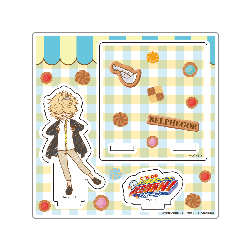 Acrylic Stand Plate "Reborn!" 03 Belphegor (Graff Art Illustration)