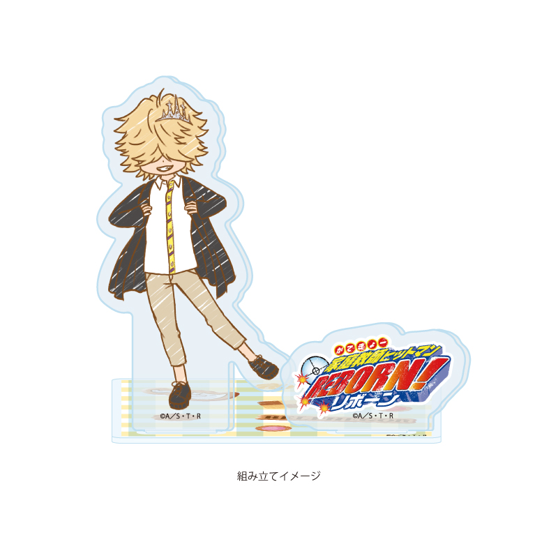 Acrylic Stand Plate "Reborn!" 03 Belphegor (Graff Art Illustration)