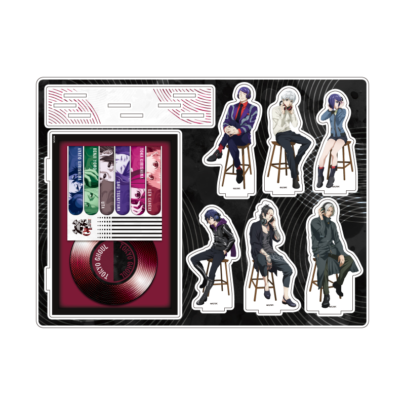 Acrylic Diorama "Tokyo Ghoul" 02 Group Design (Original Illustration)