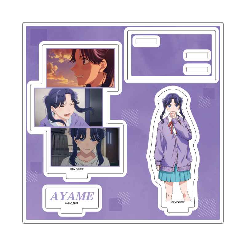 Acrylic Stand Plate "Blue Box" 07 Moriya Ayame (Scenes Illustration)