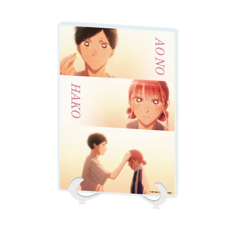 Acrylic Art Board A5 Size "Blue Box" 03 Inomata Taiki & Chono Hina (Scenes Illustration)