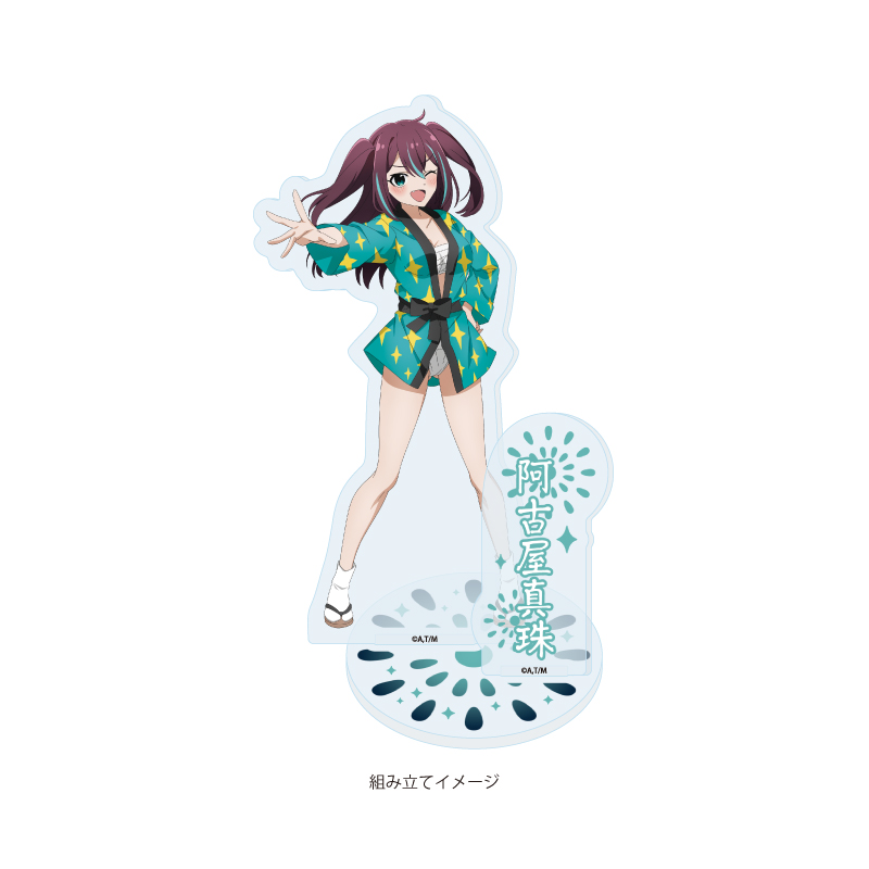 Acrylic Stand Plate "Gushing Over Magical Girls" 07 Akoya Matama (Original Illustration)
