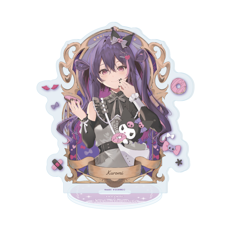 Acrylic Stand necomi x Sanrio Characters 01 Kuromi (Collaboration Illustration)