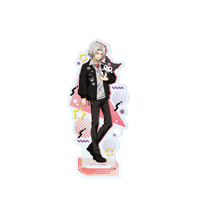 Acrylic Stand "Reborn!" x SANRIO CHARACTERS 41 Gokudera Hayato x Kuromi (Collaboration Illustration)