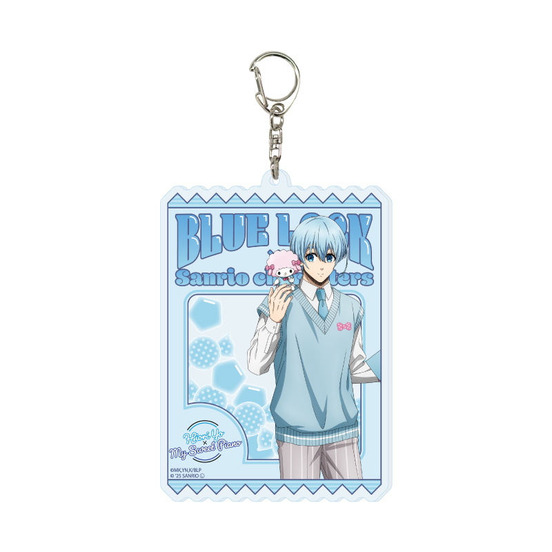 Deka Acrylic Key Chain "Blue Lock" x Sanrio Characters 29 Hiori Yo x My Sweet Piano (Collaboration Illustration)