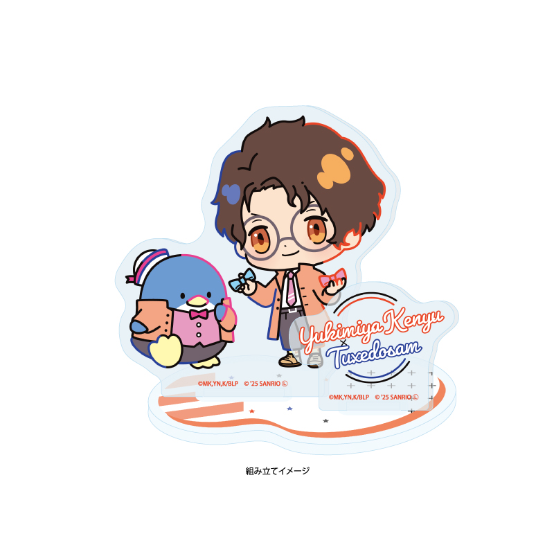 Acrylic Stand Plate "Blue Lock" x Sanrio Characters 04 Yukimiya Kenyu x Tuxedosam (Collaboration Illustration)